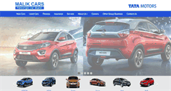 Desktop Screenshot of malikcars.com